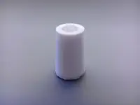 Пробка силиконовая № 14, конусная, с каналом, со жгутом, белая Пробка силиконовая № 14, конусная, с каналом, со жгутом, белая