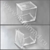 Емкость 75х65х85 мм (под штатив-рамку на 30 стекол, арт. 12005107)