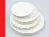 Фильтры обеззоленные Красная лента d 110 мм повышенной прочности ВПКЩ, упак 100 шт