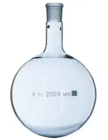 Колба круглодонная К-1-10000-60/46 ТС со шлифом с крючками ГОСТ 25336-82/