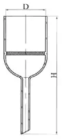 Воронка ВФ-3-20 пор 100 ГОСТ 25336-82