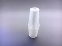 Пробка силиконовая № 14,5 двухконусная, с каналом, со жгутом, прозрачная Пробка силиконовая № 14,5 двухконусная, с каналом, со жгутом, прозрачная