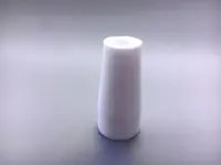 Пробка силиконовая № 14, удлиненная, конусная, со сквозным каналом, белая Пробка силиконовая № 14, удлиненная, конусная, со сквозным каналом, белая