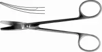 Ножницы хирургические вертикально-изогнутые, 150 мм