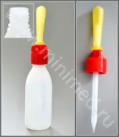 Капельница с пипеткой типа Ранвье ПЭ 100 мл Kartell