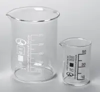 Стакан лабораторный Н-1-100 ТС низкий с делениями и носиком (ГОСТ 25336-82, ТУ 9464-019-29508133-2015)