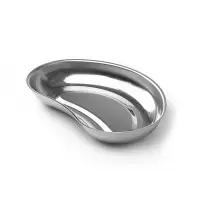 Лоток металлический почкообразный ЛМП-"МЕДИКОН", 260х160х32 ( AISI 430 (08Х17Т) )(V=0,5 л.)