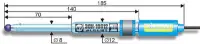 Лабораторный комбинированный pH электрод ЭСК-10612/4 (для проб малых объемов)
