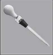 Пипетка-капельница с резиновой грушей, длина носика 90 мм