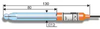 Промышленный pH электрод ЭС-10802/10 (высокотемпературный)