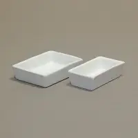 Лодочка прямоугольная зольности фарфоровая №1 ФАРКОС-1