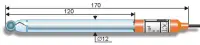 Лабораторный твердоконтактный pH электрод ЭСТ-0601 (общего назначения)