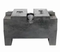 Гиря рабочая (общего назначения) ГО-П-2000 кг П класс точности M1 параллелепипед, тяжелая серия