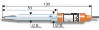 Лабораторный редоксметрический электрод ЭРП-103 (уменьшенные габариты)