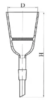Воронка ВФ-2-20-14/23 пор 10 ГОСТ 25336-82