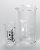 Стакан лабораторный В-1-25 ТС высокий с делениями и носиком (ГОСТ 25336-82, ТУ 9464-019-29508133-2015)