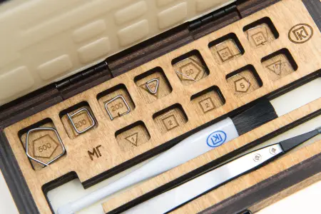 Набор гирь рабочих ГО-ПН-(1 мг - 500 мг) класс точности F1