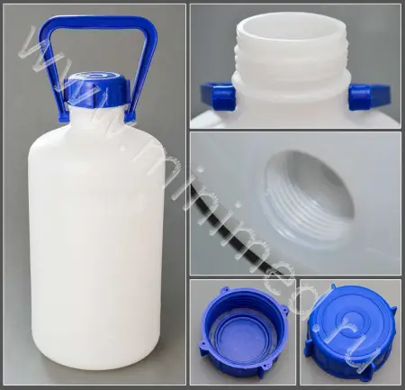 Бутыль узкогорлая толстостенная 5000 мл, ПЭНД, Kartell