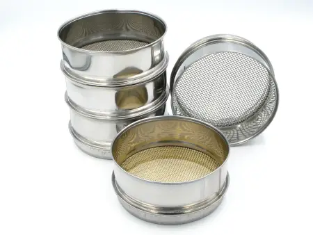 Сито Н 300/75 №25,0 (ПкрН) обечайка - нержавеющая сталь, полотно - нержавеющая сталь, перфорация - круг, с калибровкой