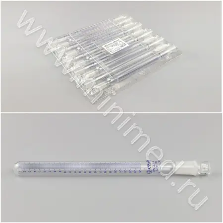 Пробирка лабораторная (мерная со шлифом) ПМ2-25-14/23, с притертой пробкой (ГОСТ 1770-74)