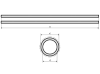 Трубка МКР 26х21х800 мм