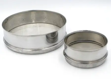 Сито Н 300/75 №25,0 (ПкрН) обечайка - нержавеющая сталь, полотно - нержавеющая сталь, перфорация - круг, с калибровкой