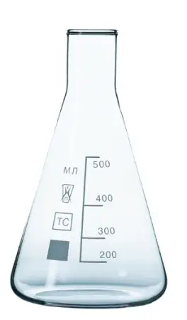 Колба коническая КН-2-250-34 ТС со шкалой ГОСТ 25336-82