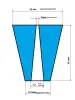 Пробка силиконовая одноконусная №14 с каналом/высота 24/низ 12,5/верх 18/