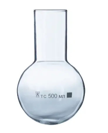 Колба круглодонная К-2-100-34 ТС с цилиндрической горловиной ГОСТ 25336-82