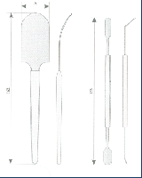 Шпатель лабораторный гистологический 2-х сторонний